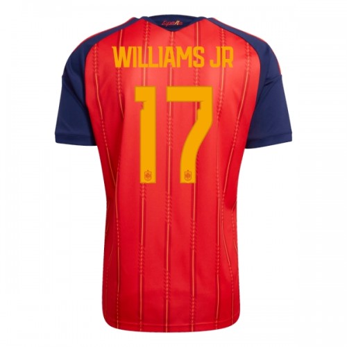 Camisola do Espanha Williams JR 17 Equipamento Principal Mundial 2026 Camisola do Espanha Williams JR 17 Equipamento Principal Mundial 2026